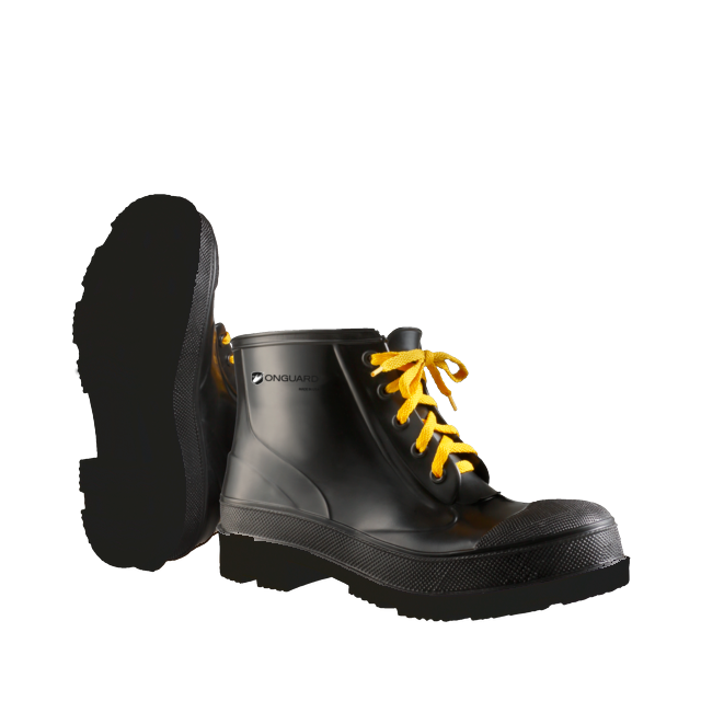 Botte de travail en PVC Dunlop 86604, 6 po, embout en acier, semelle à crampons