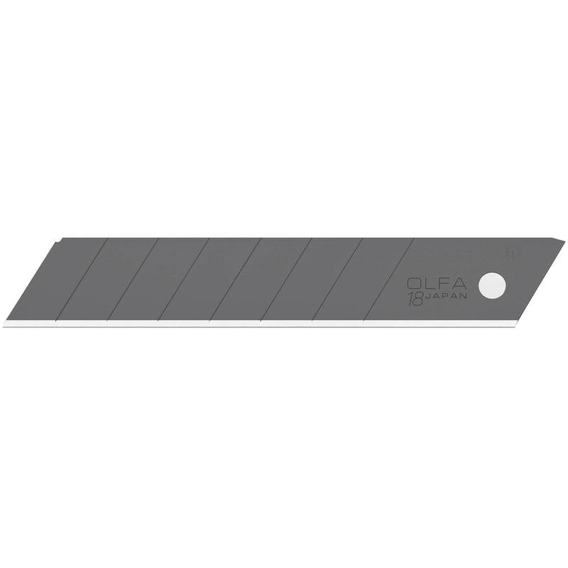 Lames à cassure noires Olfa LBB-50B, 18 mm, paquet de 50