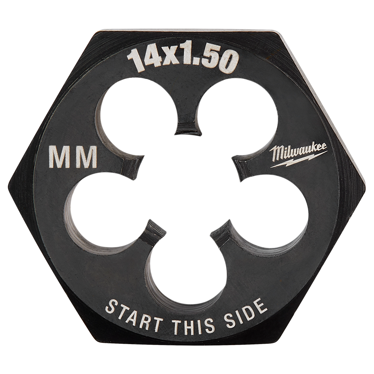 Filière hexagonale métrique Milwaukee 49-57-5366, M14 pas 1,50 mm, hexagone de 1-7/16 po