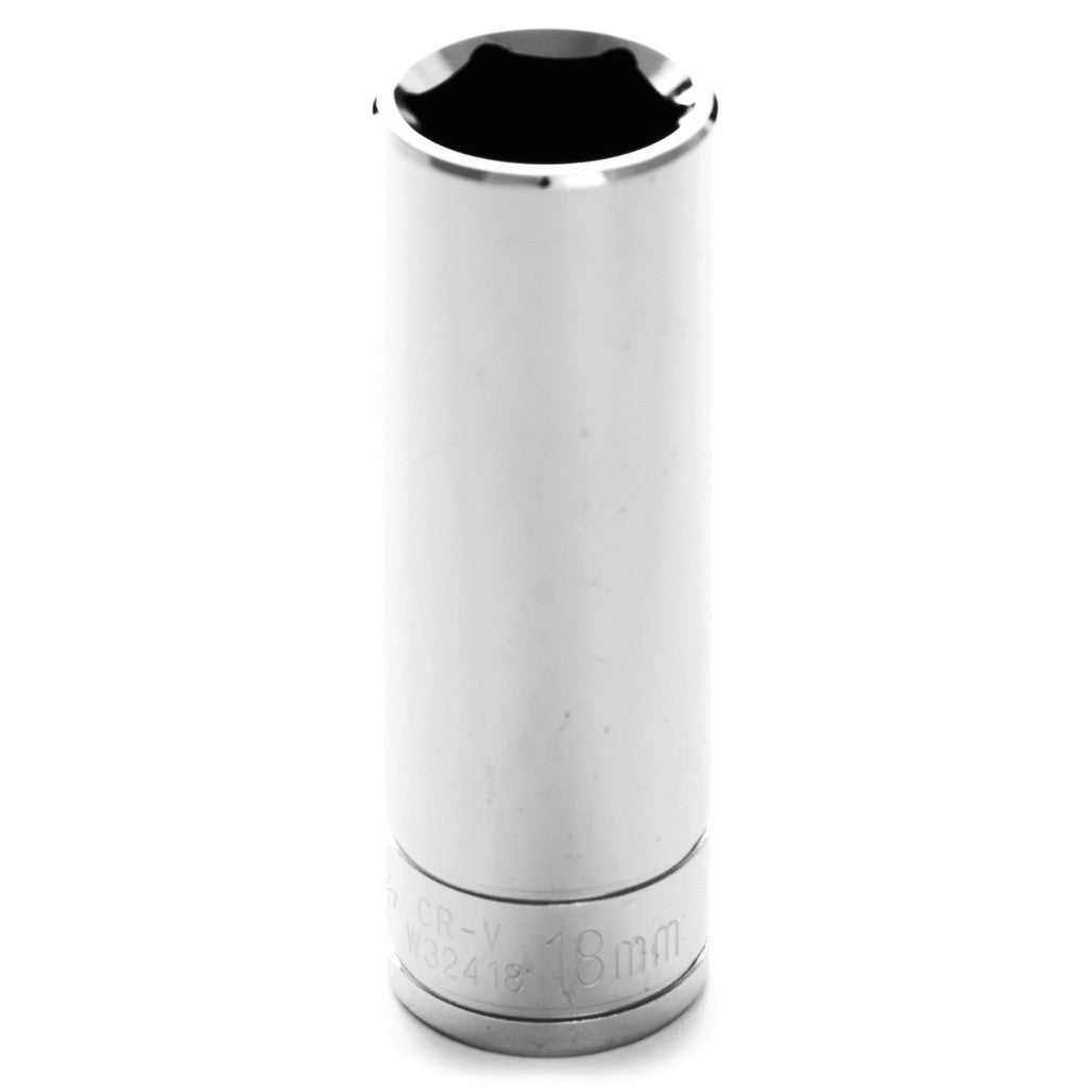 Douille longue Performance Tool W32418, entraînement 1/2 po, 18 mm, 6 pans