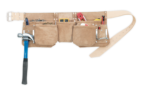 Tablier de menuisier Kuny's AP-625, cuir croûte