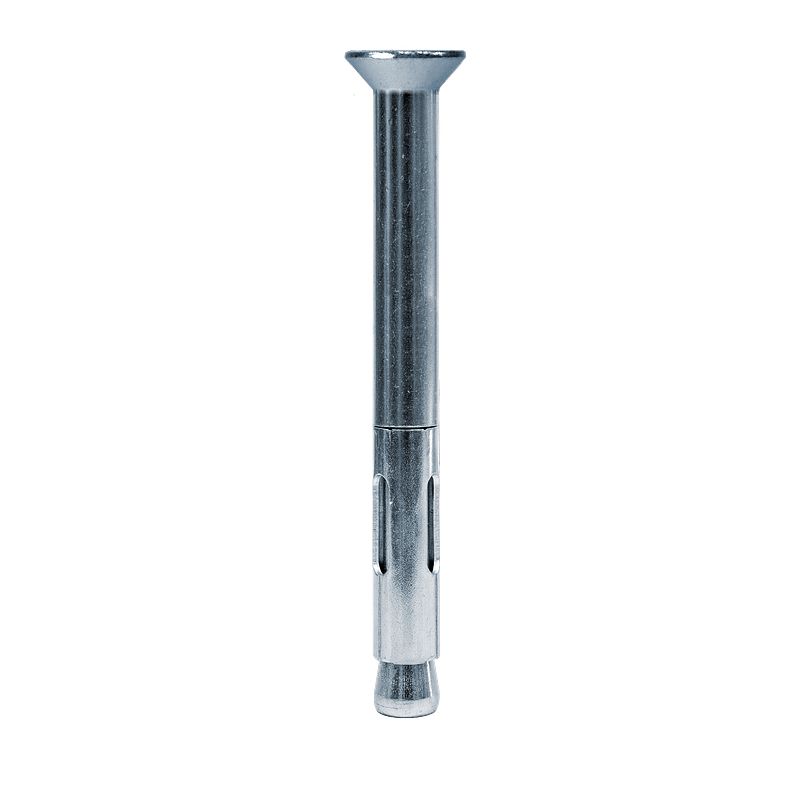 Ancrage à manchon Simpson Strong-Tie Sleeve-All SL25300PF, 6,4 x 76 mm (1/4 x 3 po), tête plate Phillips, zingué, vendu à l’unité