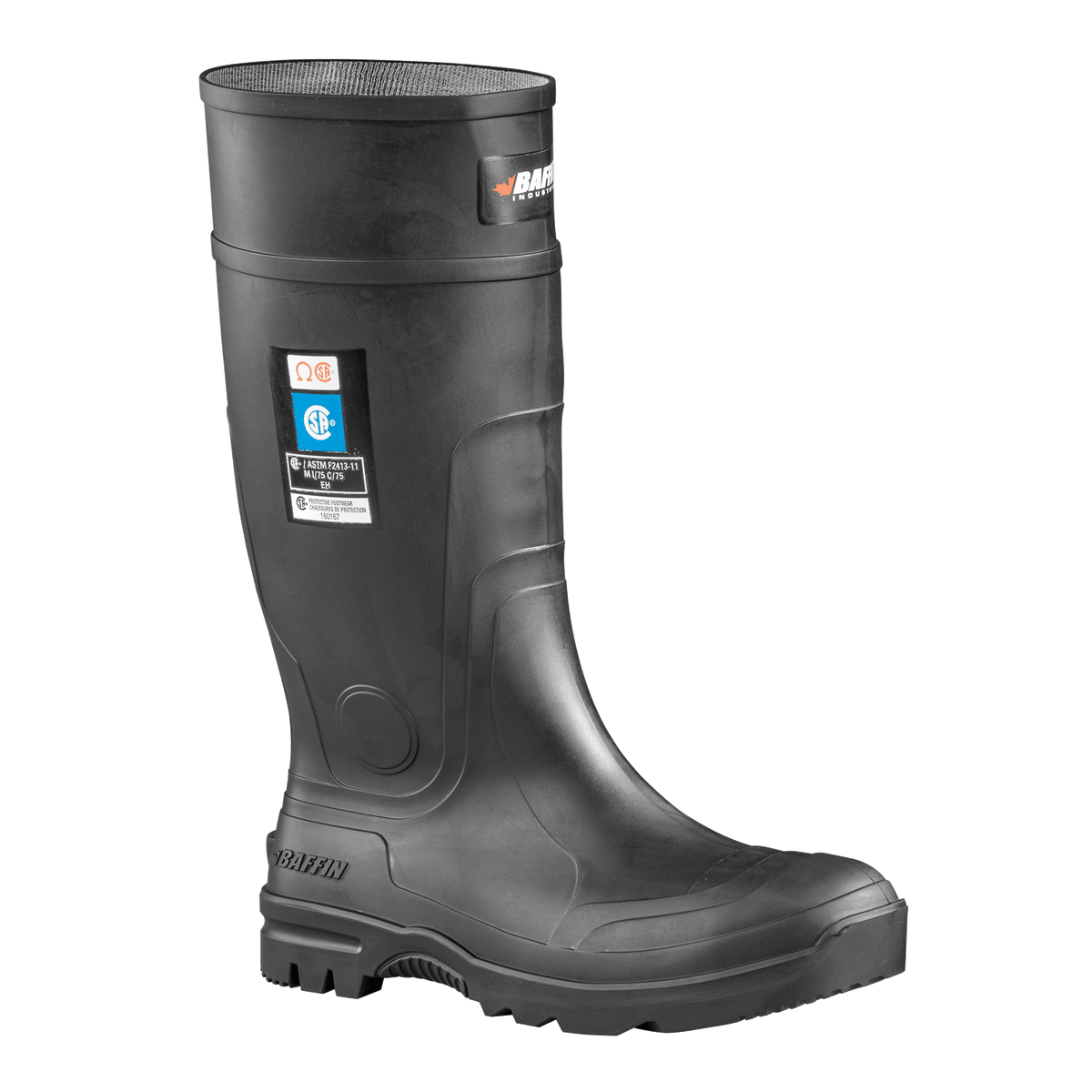 Botte de travail en caoutchouc Baffin LICO-MT01-BK1, 15,5 po, embout en acier