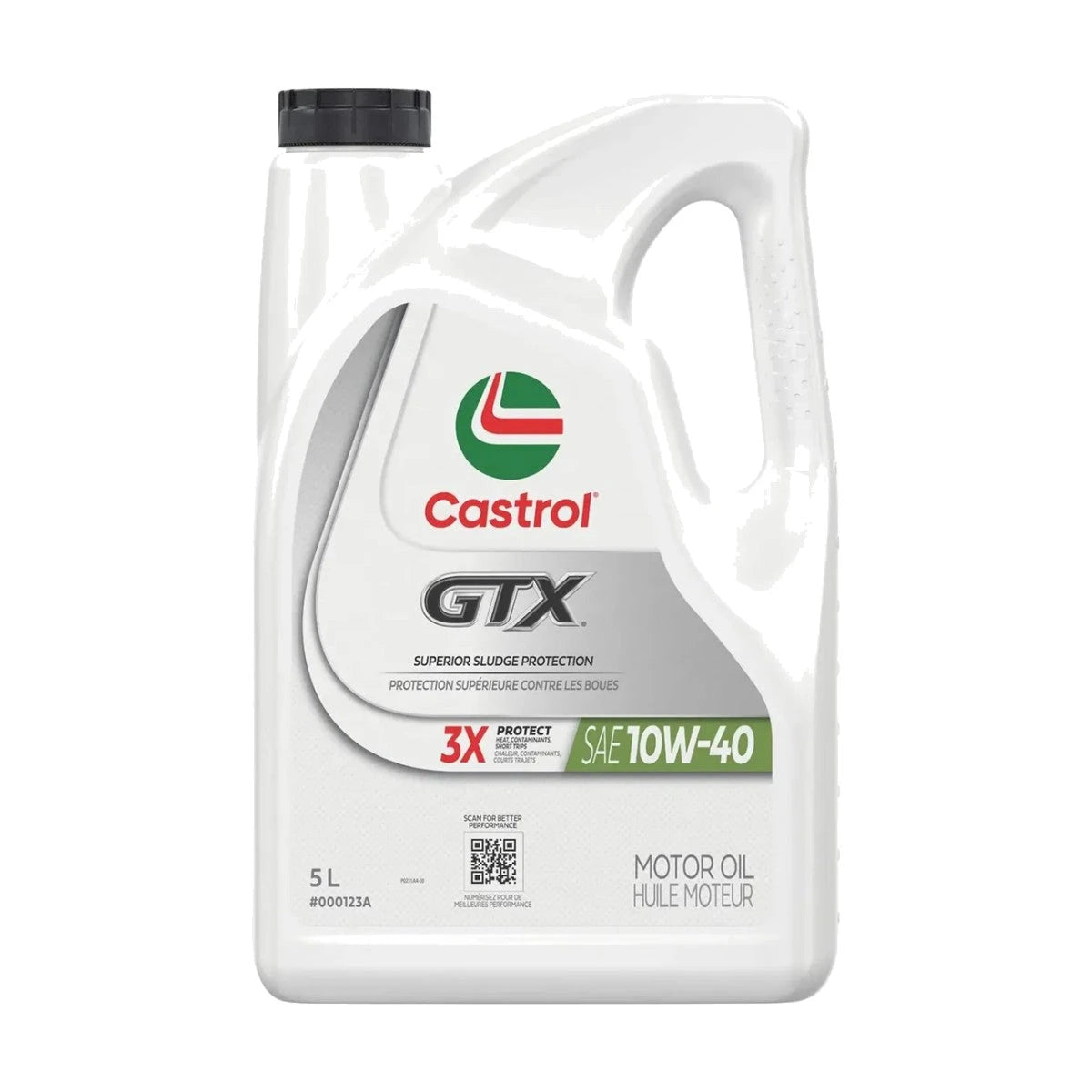 Huile moteur Castrol GTX ultraclean 10W-40 – 5 L