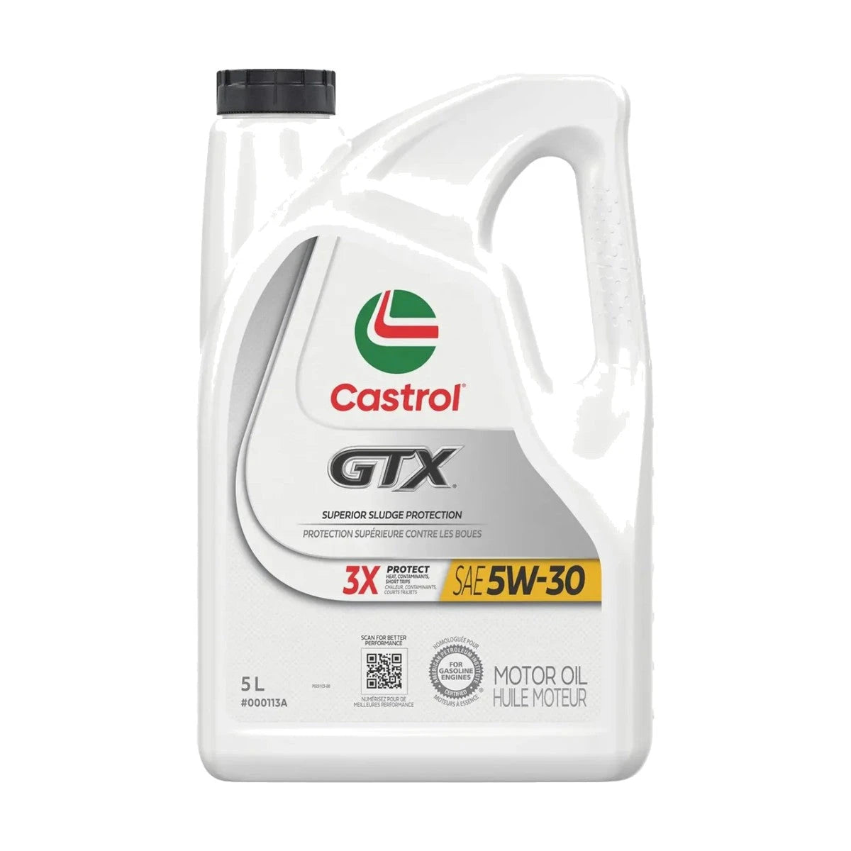 Huile moteur Castrol GTX ultraclean 5W-30, 5 L