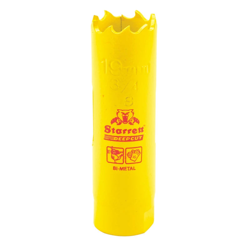 Scie cloche bimétal à coupe profonde Starrett DCH0034-G, 3/4 po (19 mm)