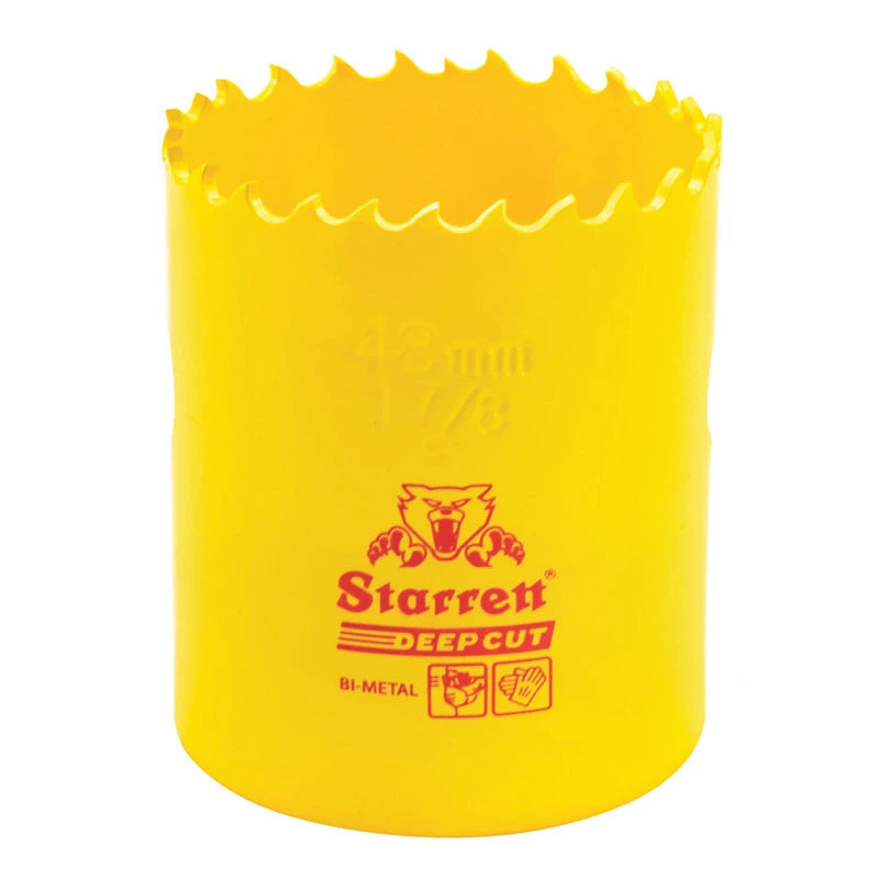 Scie cloche bimétal à coupe profonde Starrett DCH0178-G, 1-7/8 po (48 mm)