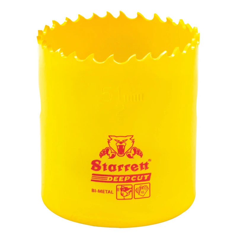 Scie cloche bimétal à coupe profonde Starrett DCH0200-G, 2 po (51 mm)