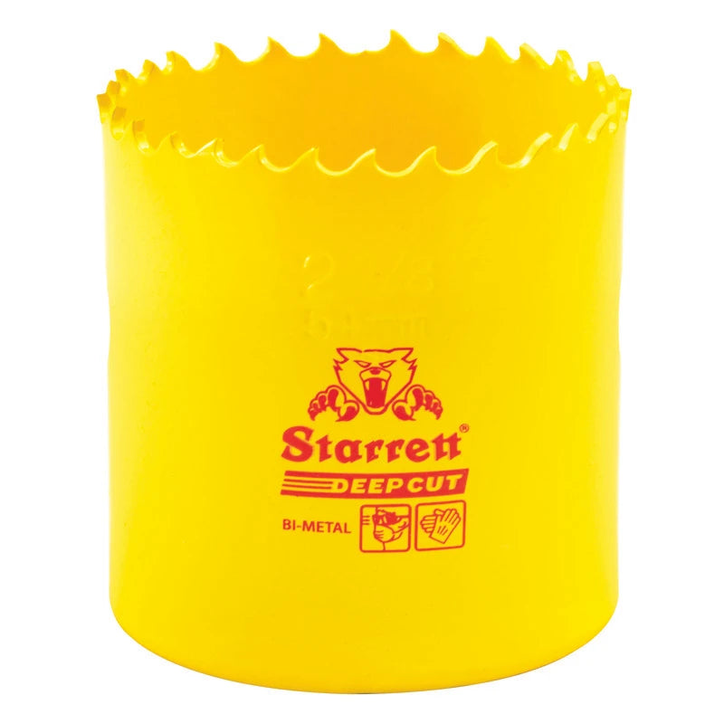 Scie cloche bimétal à coupe profonde Starrett DCH0218-G, 2-1/8 po (54 mm)