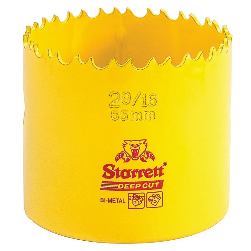Scie cloche bimétal Starrett DCH0296-G, 2-9/16 po (65 mm)