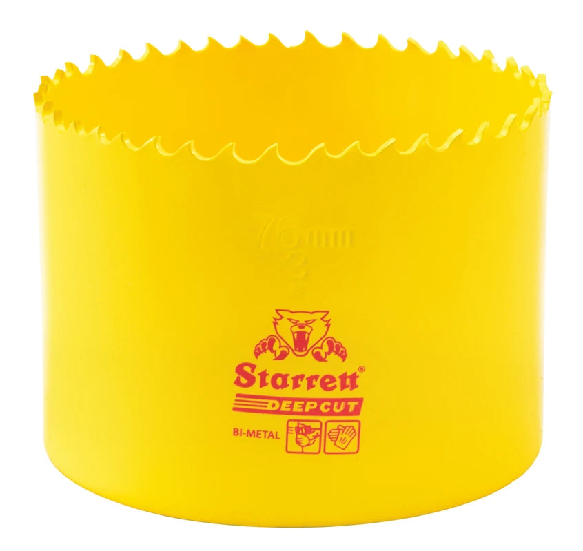 Scie cloche bimétal à coupe profonde Starrett DCH0300-G, 3 po (76 mm)