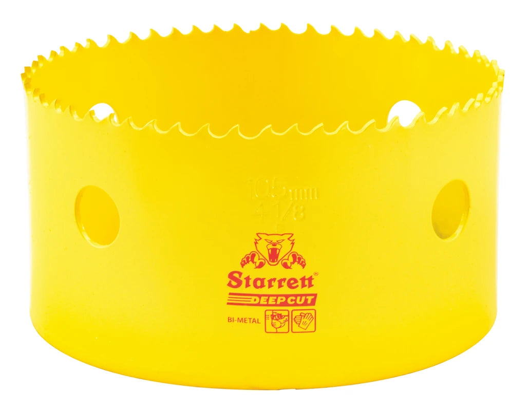 Scie cloche bimétal Starrett DCH0418-G, 4-1/8 po (105 mm)