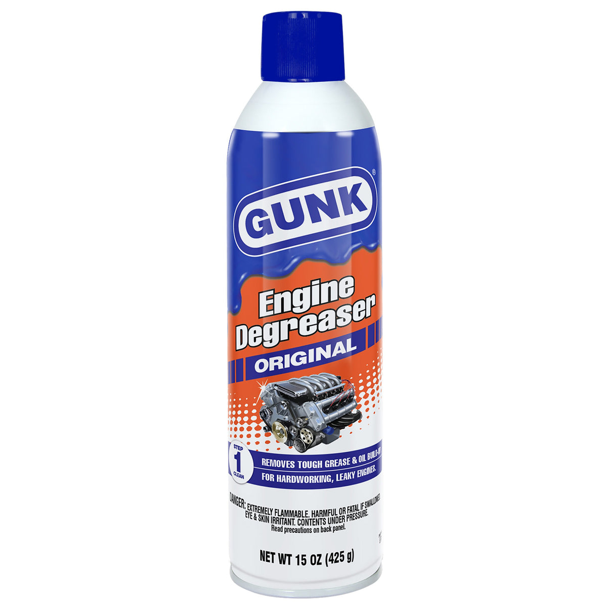 Dégraisseur pour moteur Gunk Engine Brite Original, aérosol de 454 g
