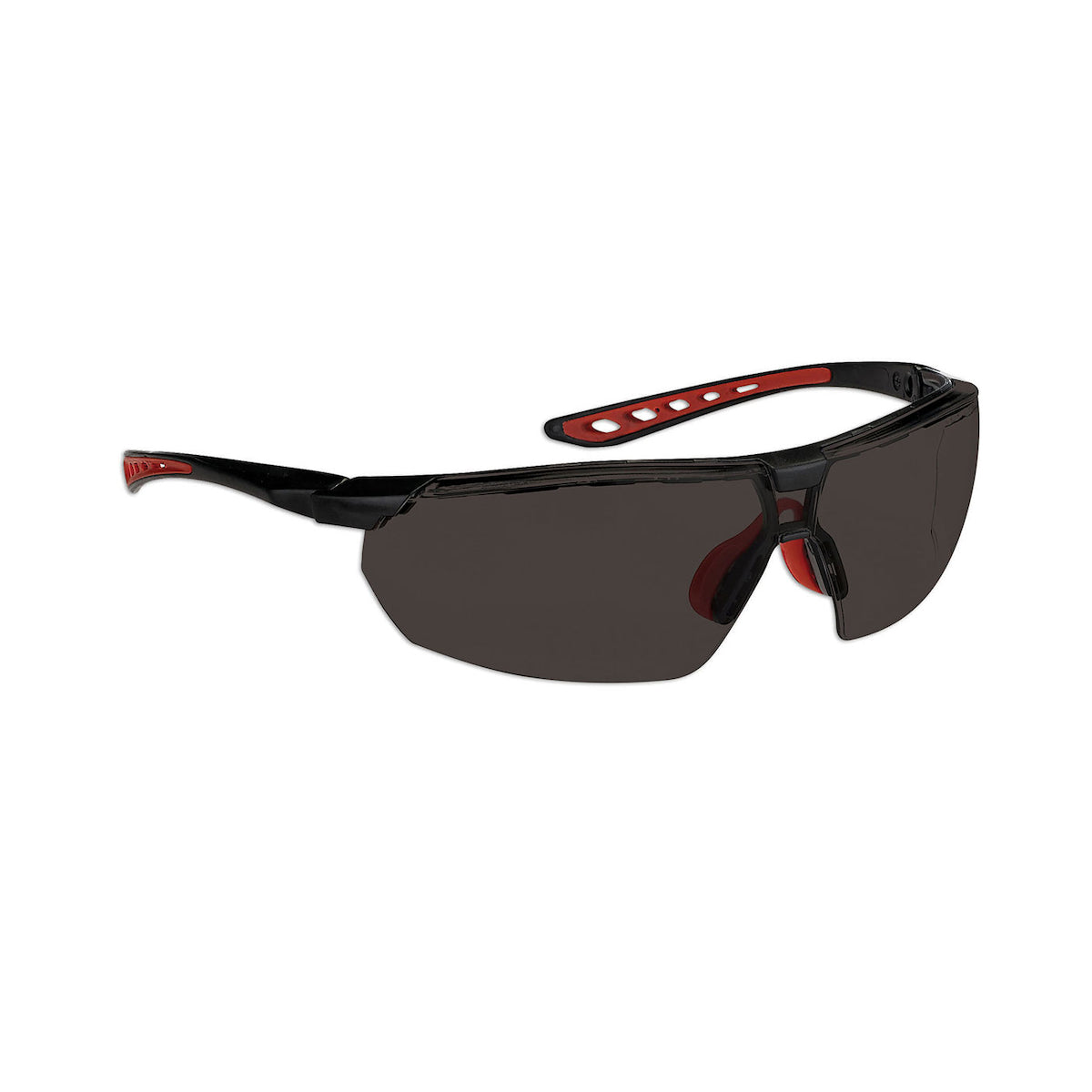 Lunettes de sécurité semi-cerclées Dynamic EP810-S, monture noire, Verre fumé