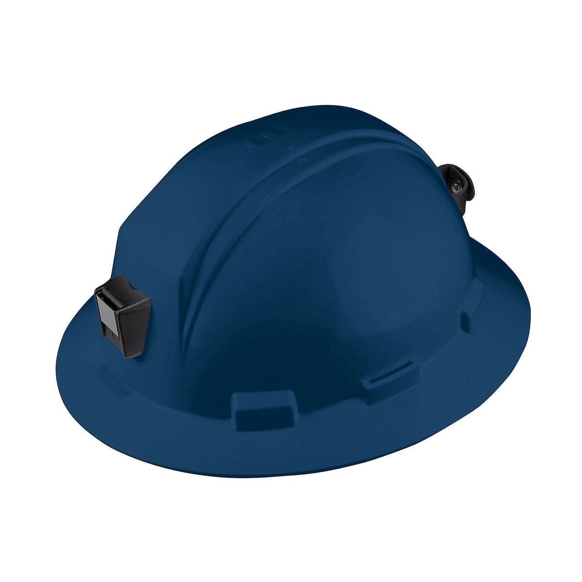 Casque de chantier à bord complet avec support de lampe frontale HP641R-MLB-08, bleu marine, PIP