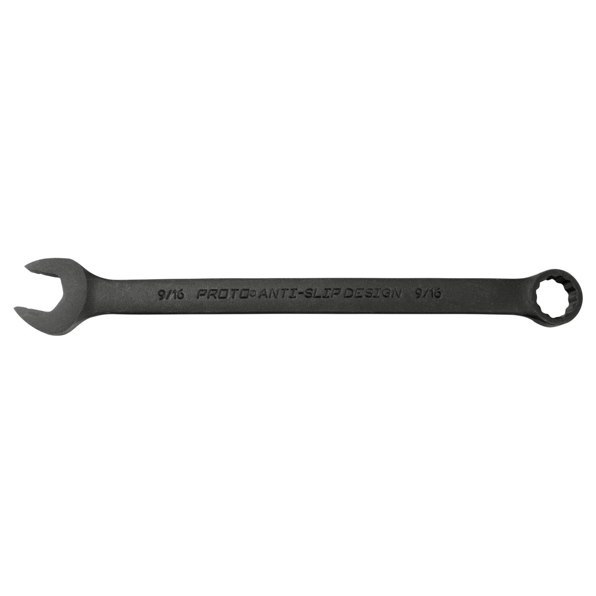Clé mixte 12 pans oxyde noir Proto J1218BASD, 9/16 po