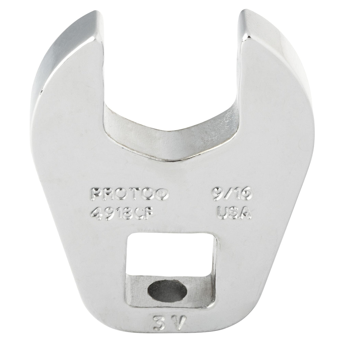 Clé crowfoot Proto J4918CF, entraînement 3/8 po, ouverture 9/16 po, poli intégral