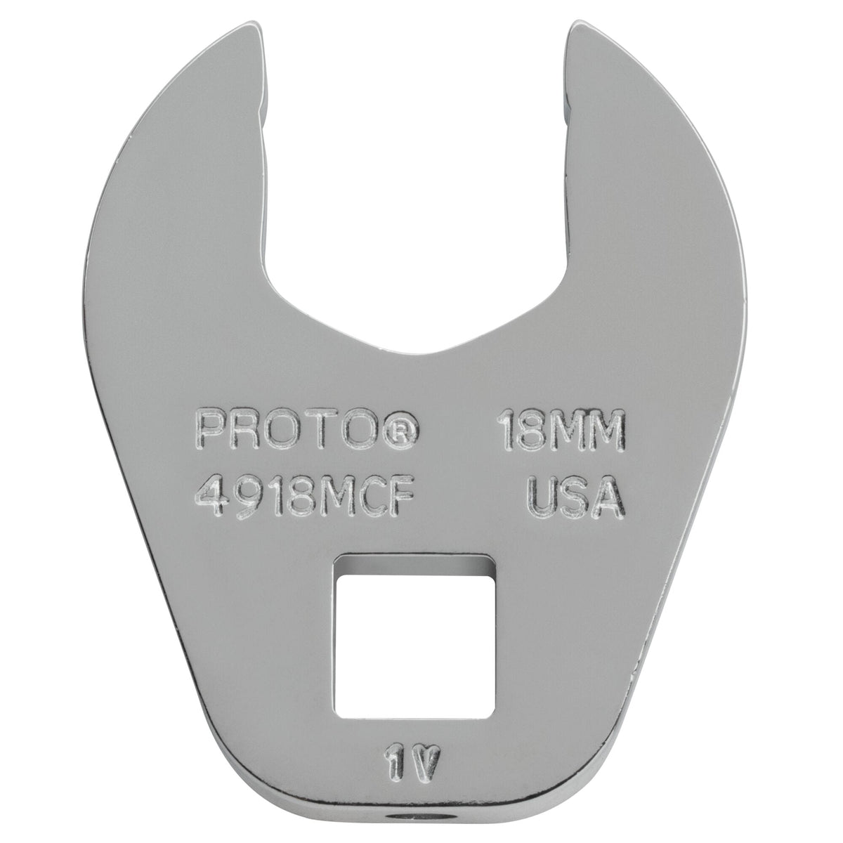 Clé crowfoot à fourche Proto J4918MCF, entraînement 3/8 po, 18 mm, poli intégral