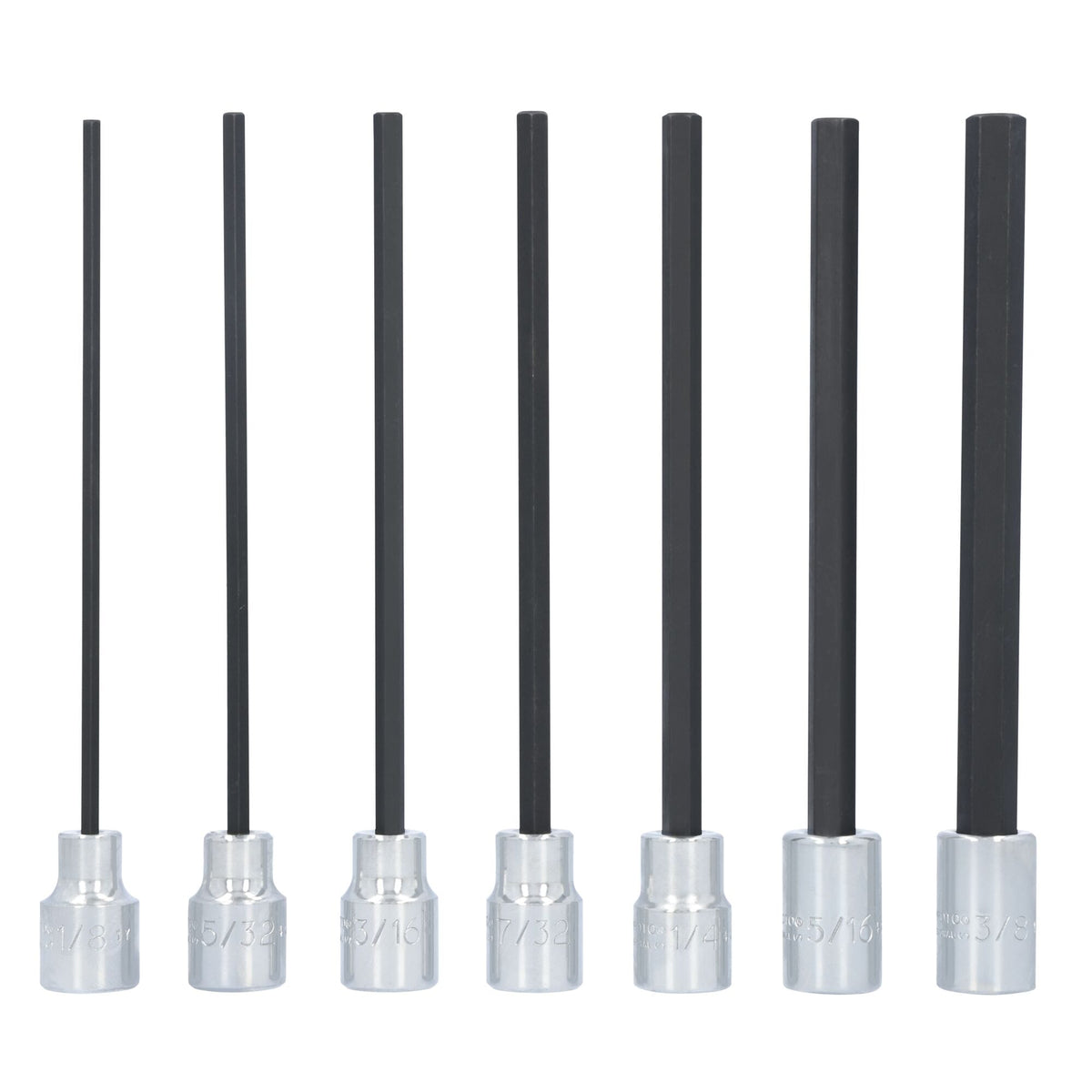 Jeu de douilles extra-longues à embout hexagonal Proto J4990-7XL, 3/8 po, 7 pièces