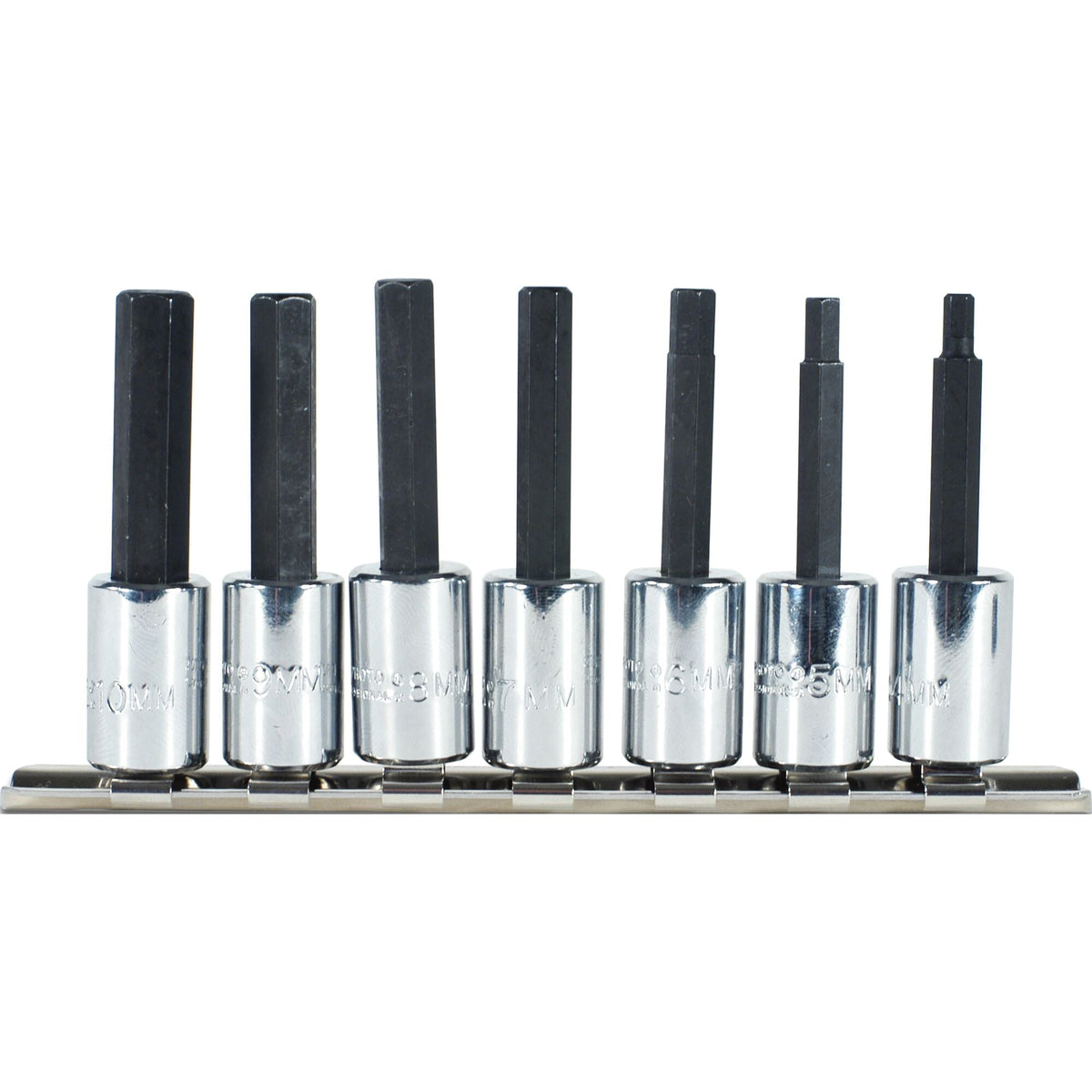 Jeu de douilles à embout hexagonal métrique Proto J4990-SMA, 3/8 po, 7 pièces