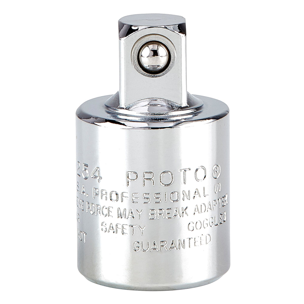Adaptateur d’entraînement Proto J5254, 1/2 po femelle x 3/8 po mâle, 1-3/8 po