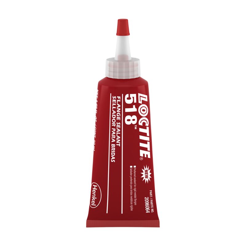 Scellant pour brides Loctite 518, rouge, tube de 50 mL