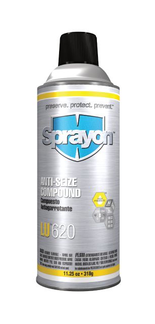 Composé antigrippant Sprayon LU620, nickel-aluminium-cuivre, aérosol de 11,25 oz