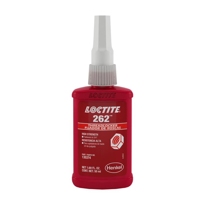 Frein-filet haute résistance Loctite 262, rouge, bouteille de 50 mL