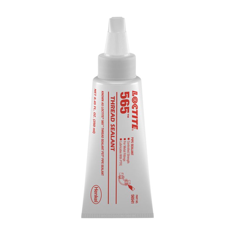 Scellant pour filets de tuyauterie Loctite 565 PST, pâte blanche, tube de 50 mL