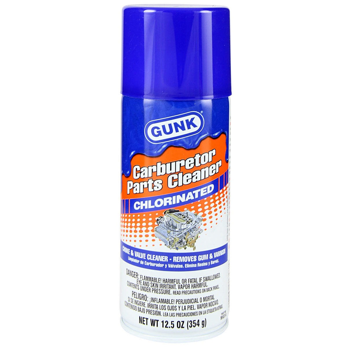 Nettoyant pour carburateur, starter et soupapes Gunk Carb Medic M4814C, aérosol de 354 g