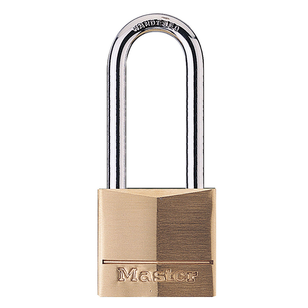 Cadenas Master Lock 140DLH en laiton massif, 40 mm, anse de 51 mm, clé unique
