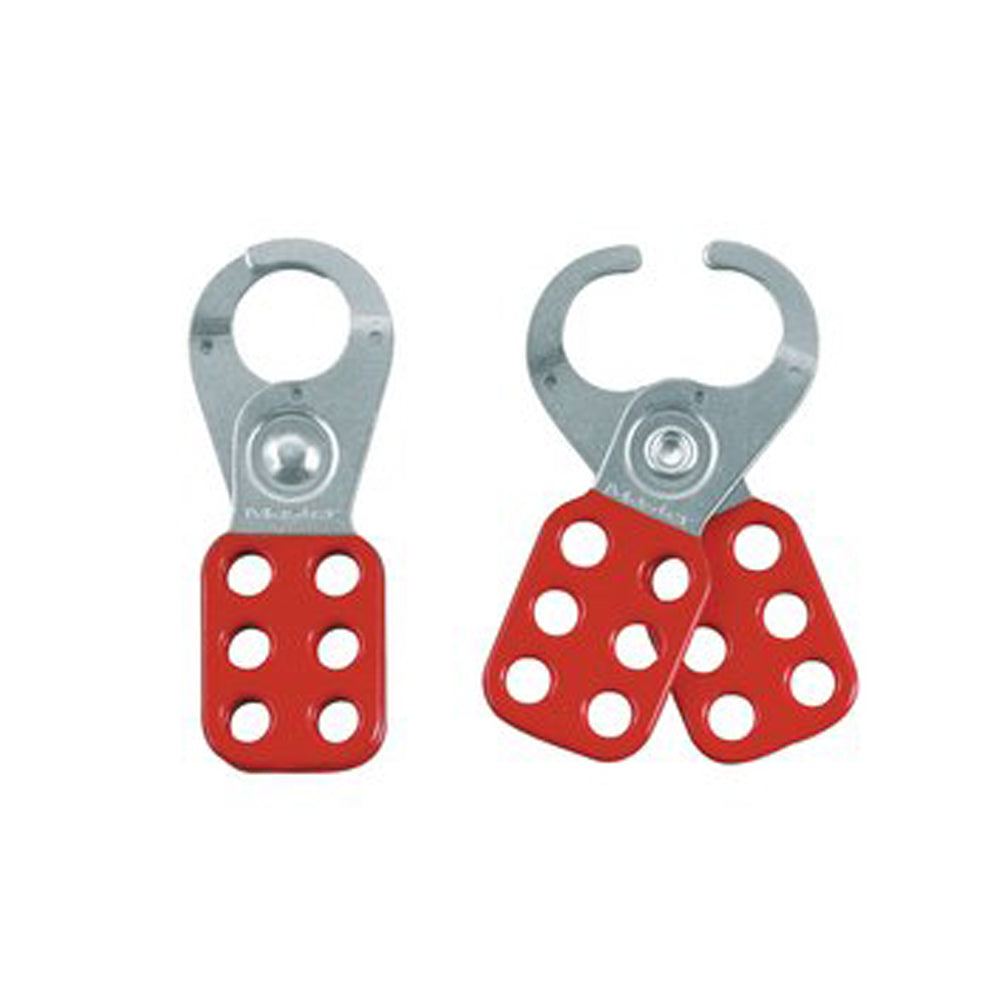 Moraillon de cadenassage Master Lock 420 en acier, mâchoire 1 po, rouge, 1 pièce