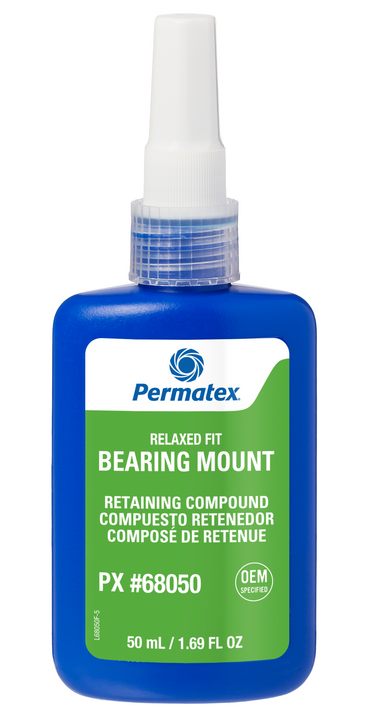 Composé de retenue Permatex Bearing Mount pour ajustements libres (680), flacon de 50 mL