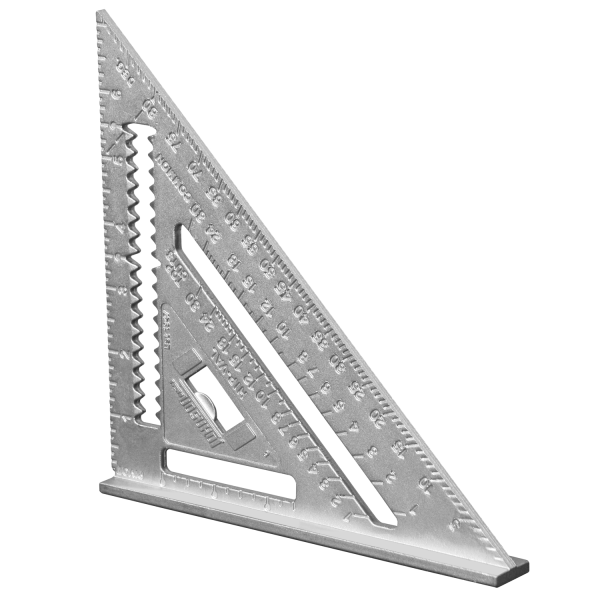 Équerre à chevrons en aluminium de 7 po avec ouvre-bouteille, Johnson Level RAS-1B