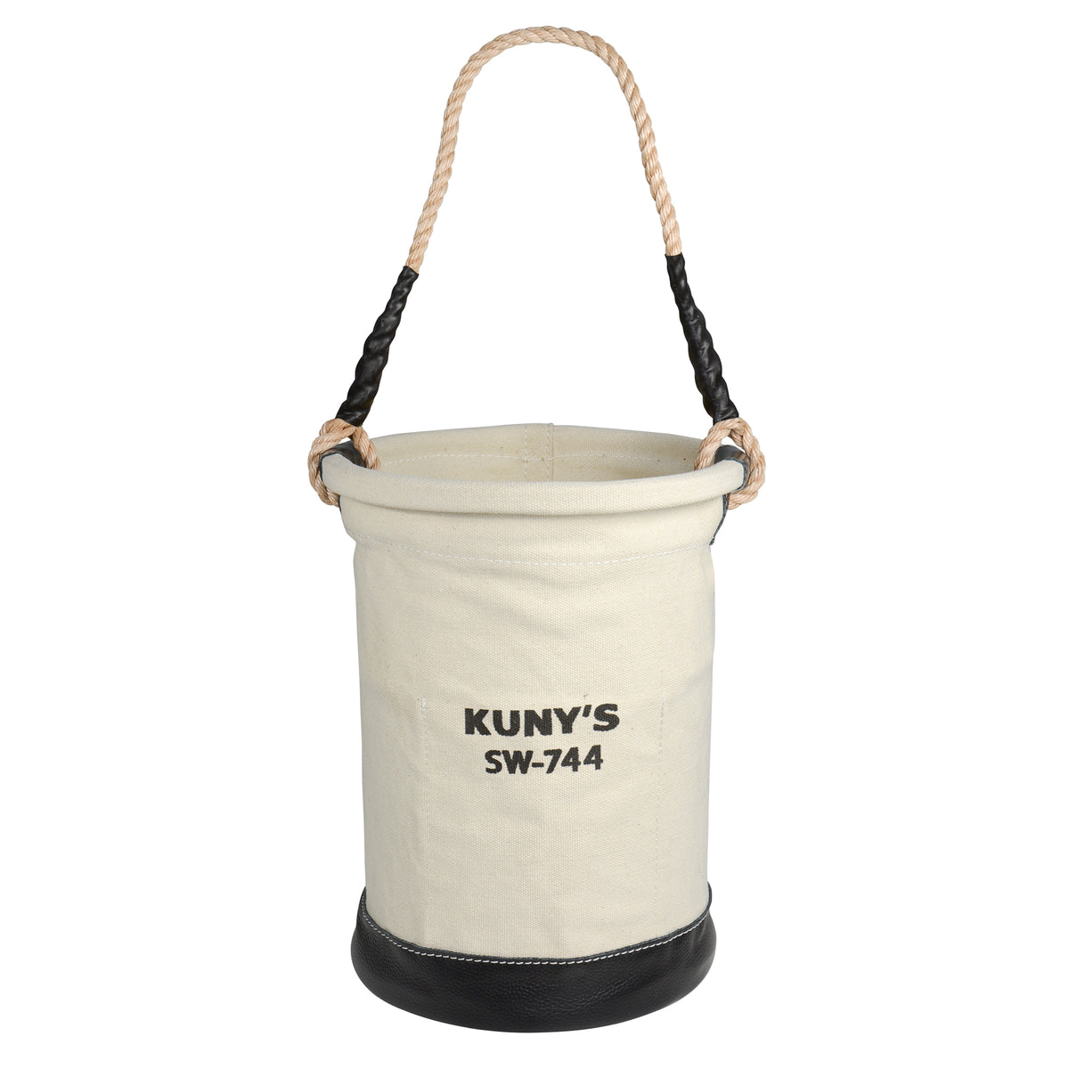 Seau utilitaire Kuny's SW-744 à fond en cuir, 12 po