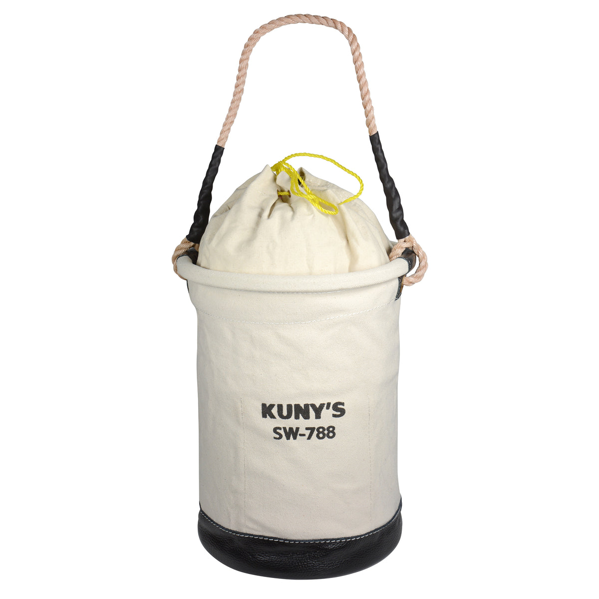 Seau en toile Kuny's SW-788 à fond en cuir et haut parachute