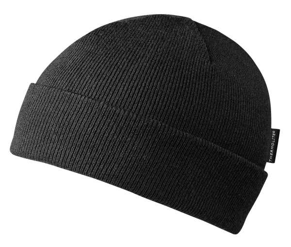 Tuque doublée tricotée Pioneer 5563A, noir, taille unique