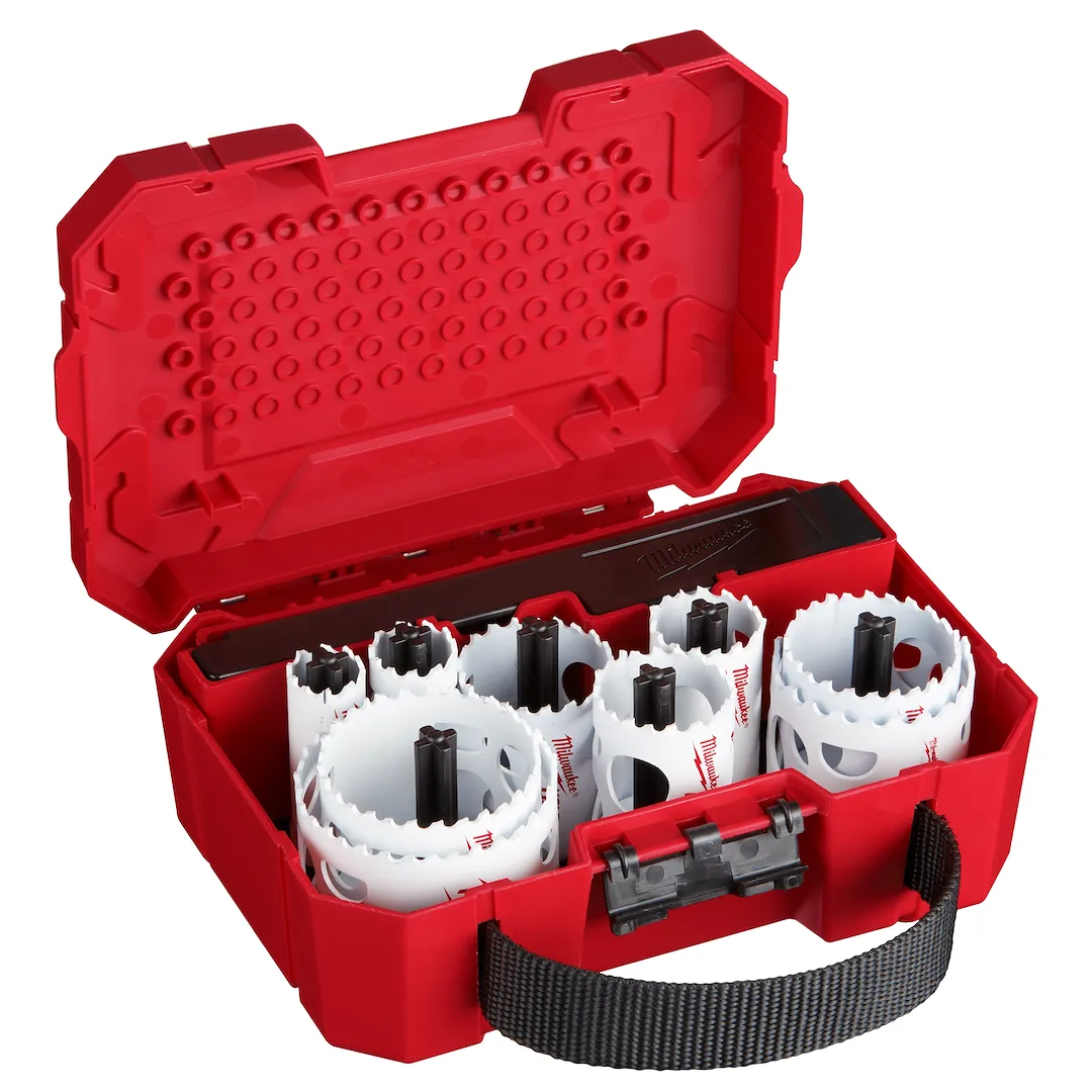 Coffret de scies cloches bimétal Milwaukee HOLE DOZER, 3,5 dpp, 13 pièces