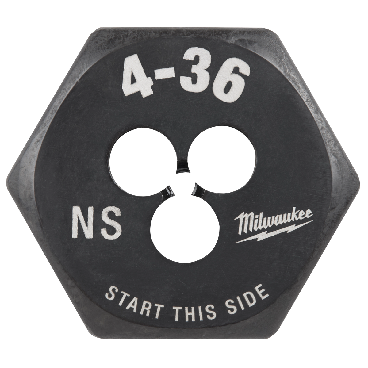 Filière hexagonale Milwaukee 49-57-5307, 4-36 NS, hexagone 1 po