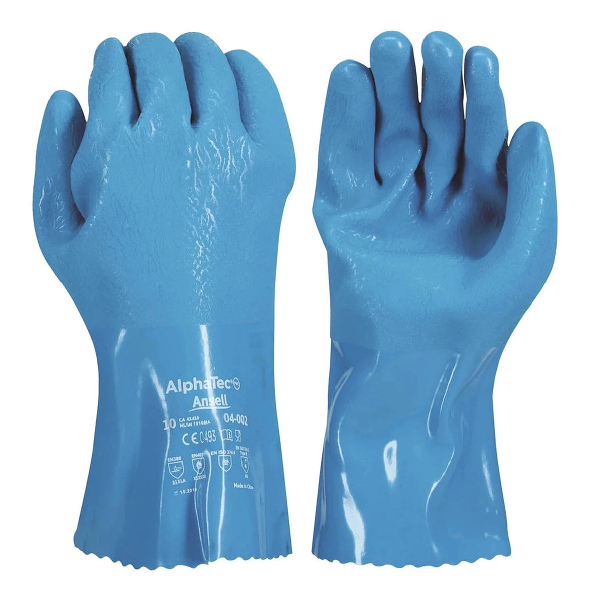 Gants Chimiques Medium-Duty Ansell AlphaTec β PVC/Nitrile