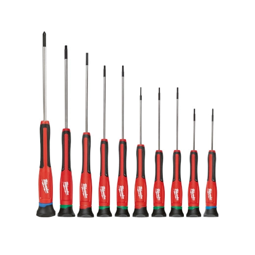 Jeu de 10 tournevis de précision Milwaukee 48-22-2612