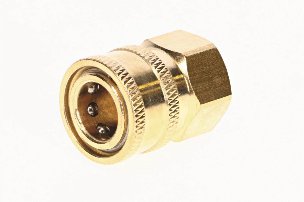 Raccord rapide en laiton, filetage femelle NPT 3/8 po, 1 pièce