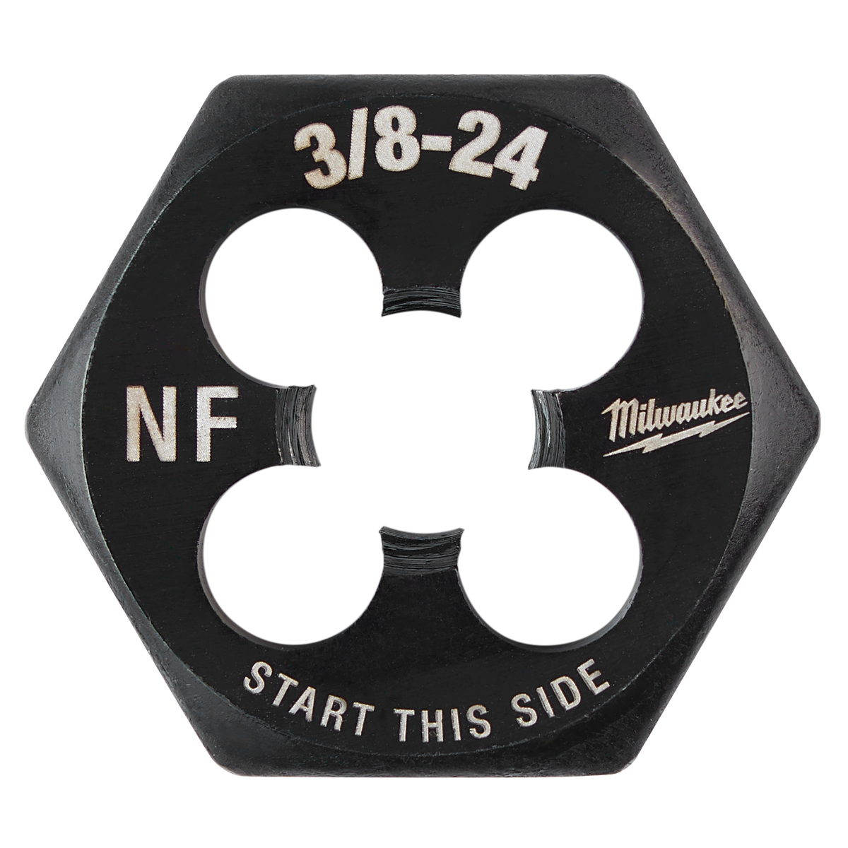 Filière hexagonale Milwaukee 49-57-5351, 3/8-24 NF, hexagone 1 po