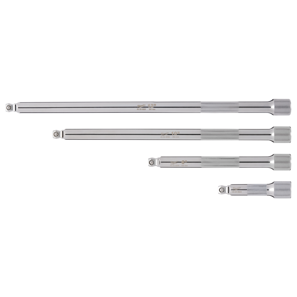 Jeu de 4 rallonges articulées 3/8 po Milwaukee 48-22-9351