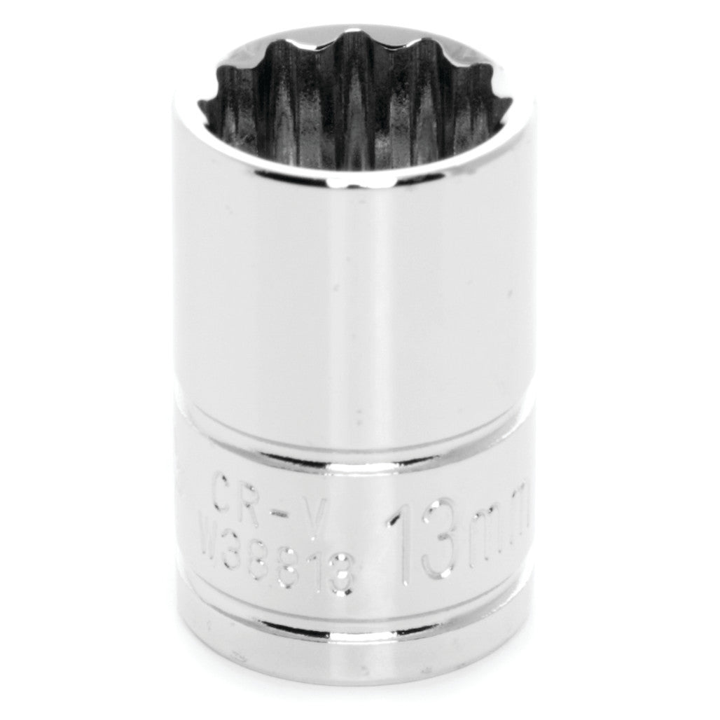 Douille métrique 12 pans Performance Tool W38813, 13 mm, entraînement 3/8 po
