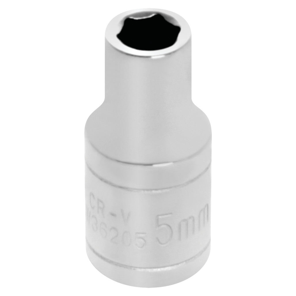 Douille métrique 6 pans Performance Tool W36205, 5 mm, entraînement 1/4 po