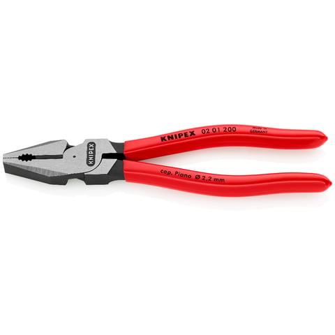 Pince universelle à forte démultiplication Knipex 02 01 200, 200 mm