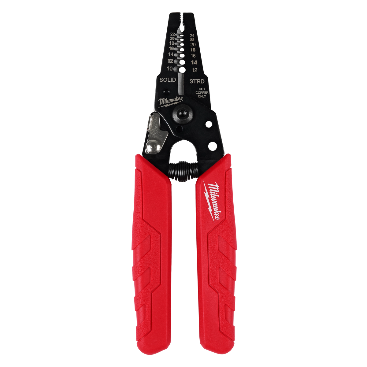 Pince à dénuder et couper compacte Milwaukee 48-22-3044, 10-24 AWG, poignées confort