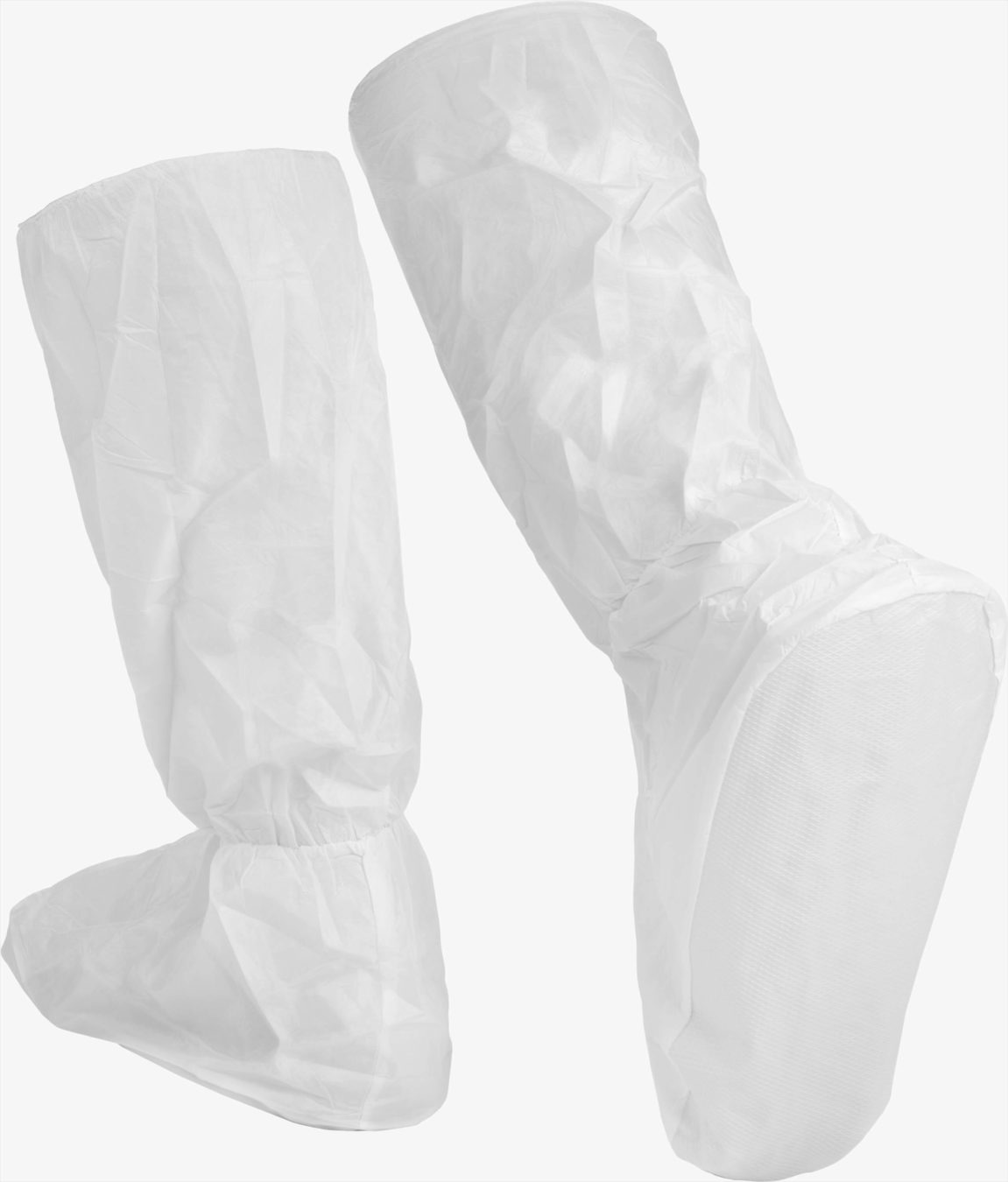 Couvre-bottes Lakeland CTL905P blancs, semelle de vinyle, haut et chevilles élastiques, caisse de 200 paires (prix pour la caisse)