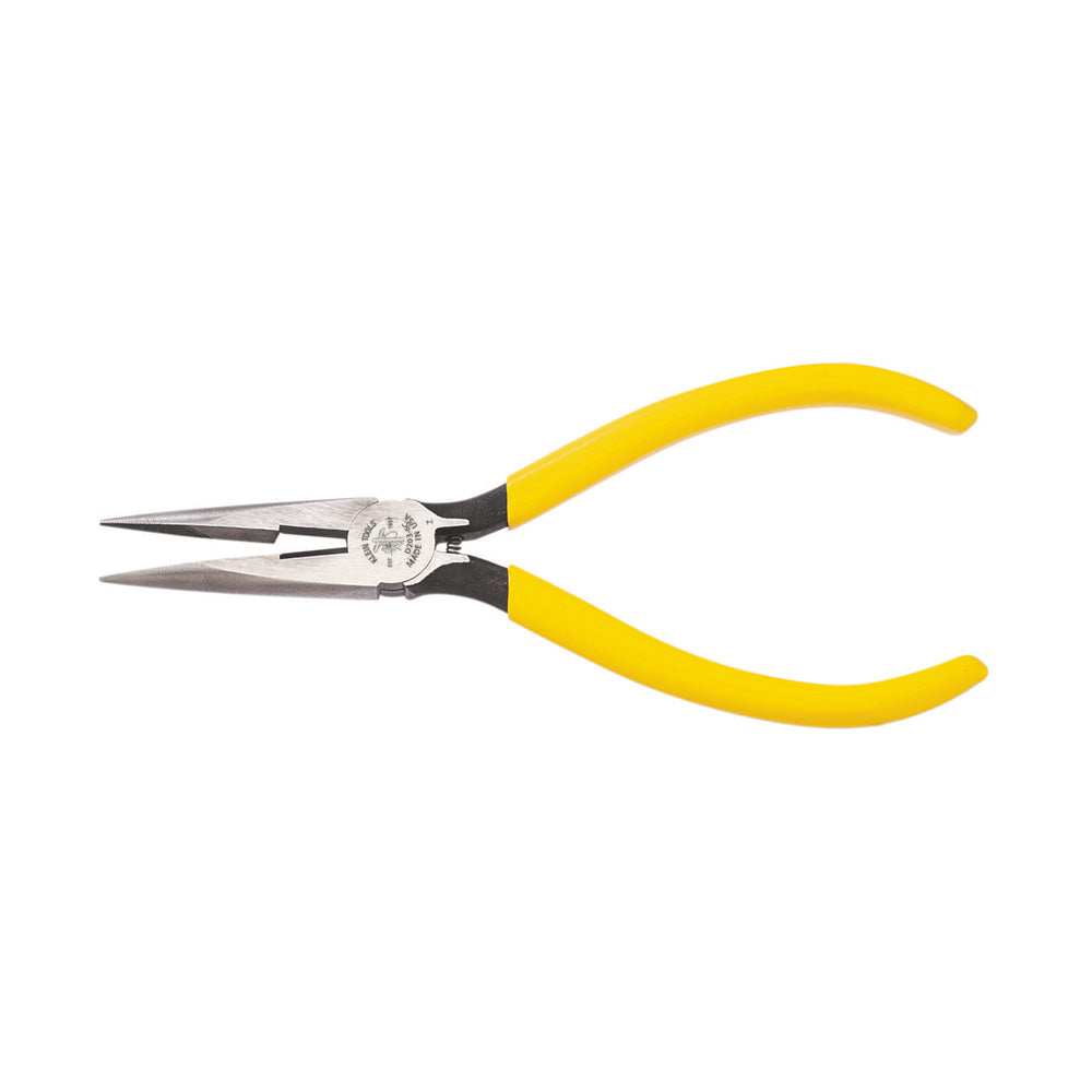 Pince à bec long coupante de côté à ressort Klein Tools D203-6C, 6 po